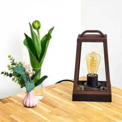 Lampe A Poser Zakopane Rouille, Noir, 1 Lumiere