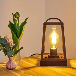 Lampe A Poser Zakopane Rouille, Noir, 1 Lumiere