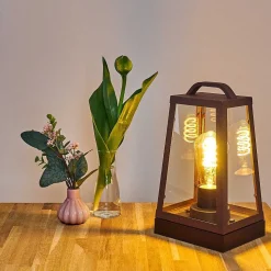 Lampe A Poser Zakopane Rouille, Noir, 1 Lumiere