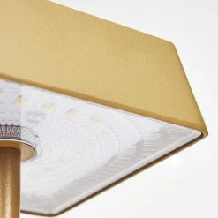 Lampe De Table Algeraz Led Laiton, 1 Lumiere