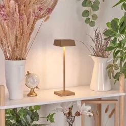 Lampe De Table Algeraz Led Laiton, 1 Lumiere