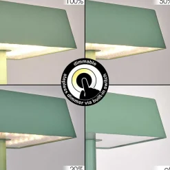 Lampe De Table Algeraz Led Vert, 1 Lumiere