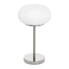 Lampe De Table Eglo Optica Led Nickel Mat, 1 Lumiere, Changeur De Couleurs