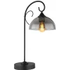 Lampe De Table Globo Cottage Noir, 1 Lumiere