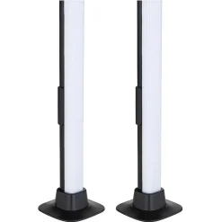 Lampe De Table Globo Polliver Led Noir, 1 Lumiere, Changeur De Couleurs