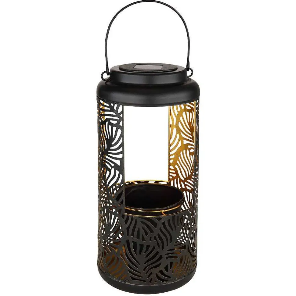 Lampe De Table Globo Solar Led Noir, 1 Lumiere