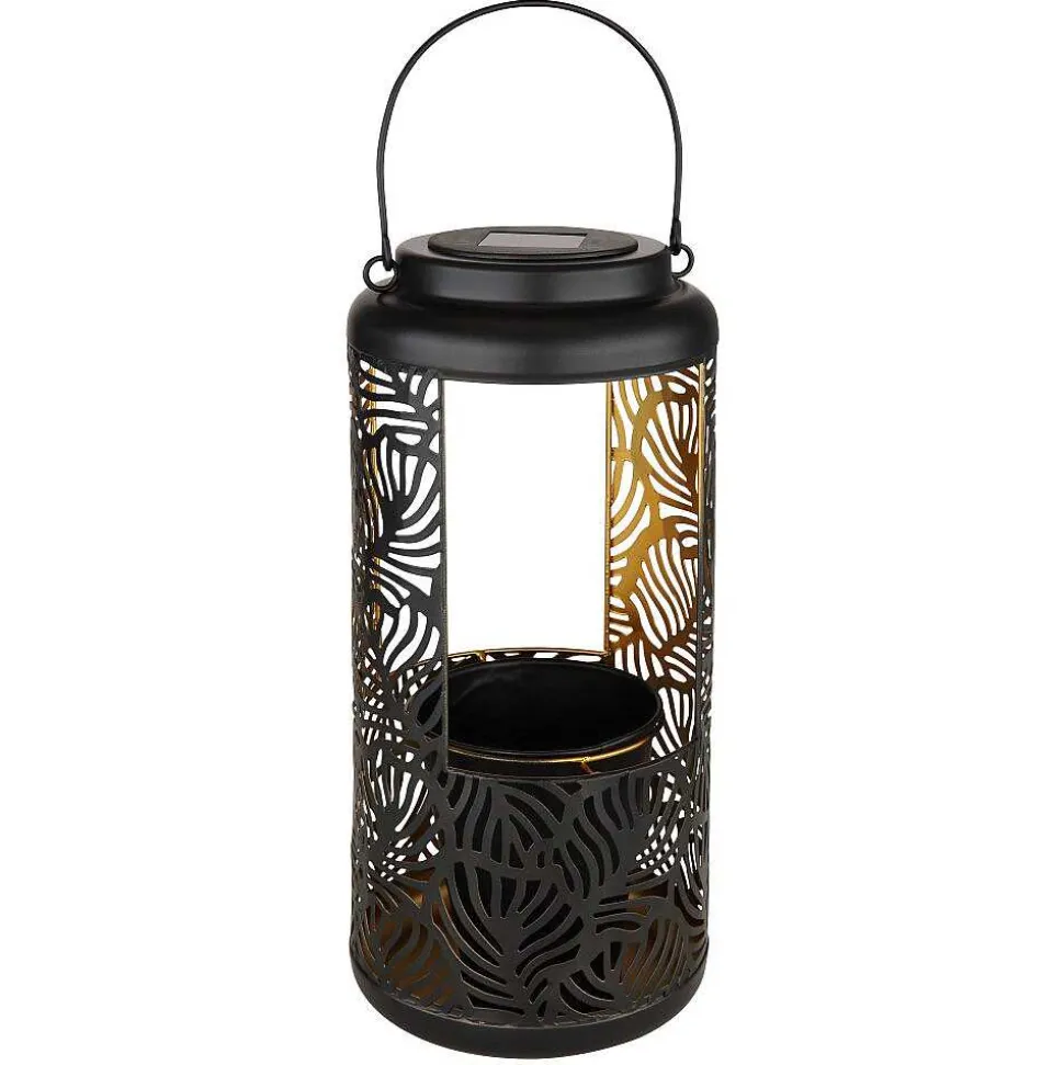 Lampe De Table Globo Solar Led Noir, 1 Lumiere