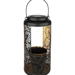 Lampe De Table Globo Solar Led Noir, 1 Lumiere