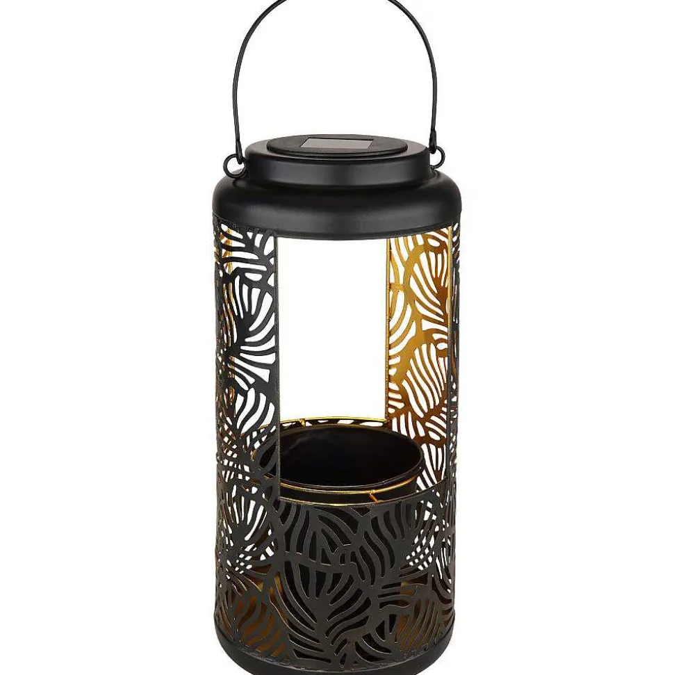 Lampe De Table Globo Solar Led Noir, 1 Lumiere