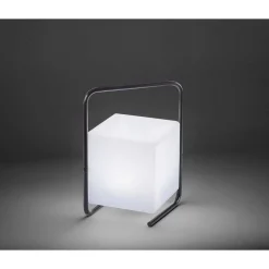 Lampe De Table Leuchten Direkt Keno Led Noir, 1 Lumiere, Telecommandes, Changeur De Couleurs