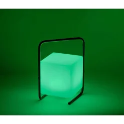 Lampe De Table Leuchten Direkt Keno Led Noir, 1 Lumiere, Telecommandes, Changeur De Couleurs