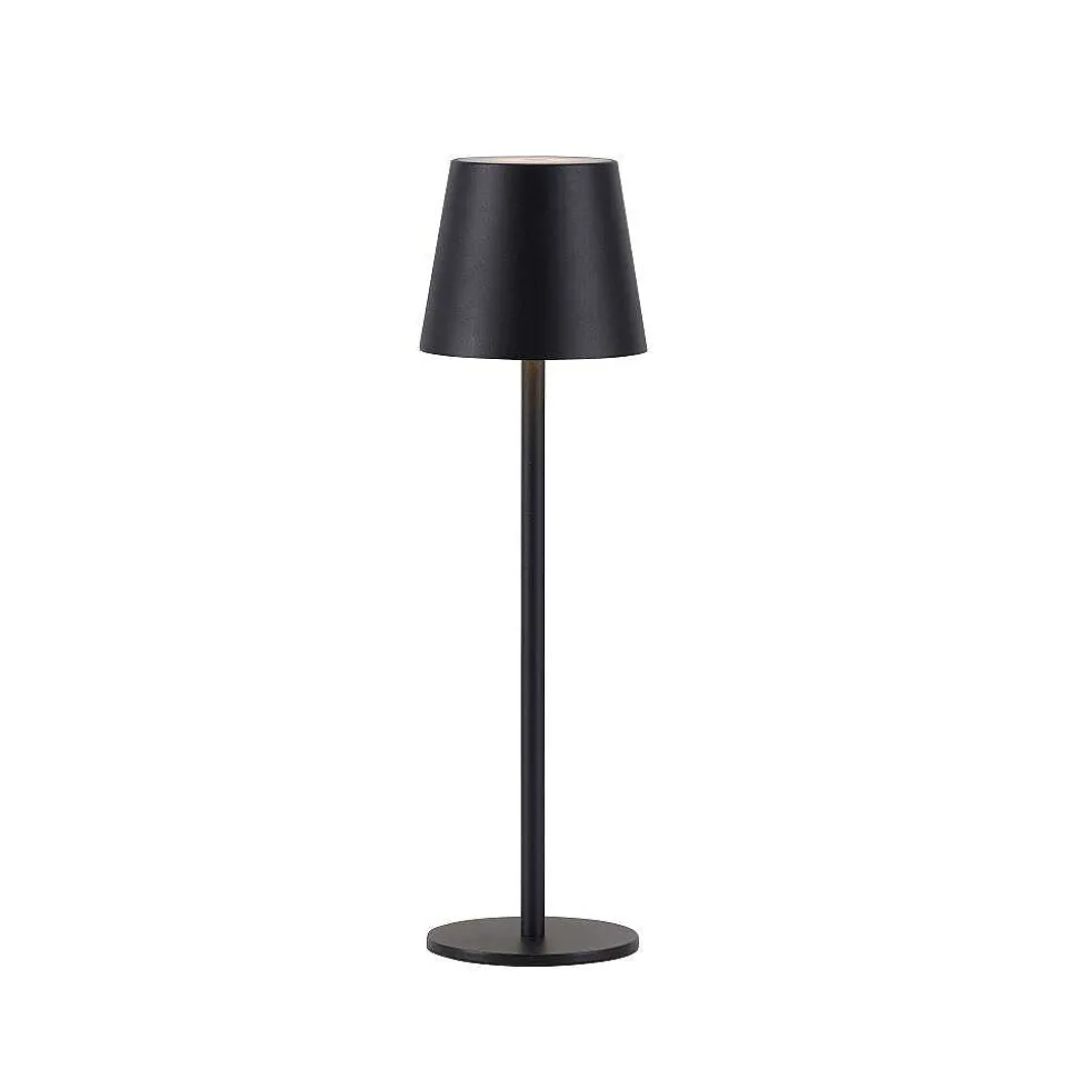 Lampe De Table Leuchten-Direkt Euria Led Noir, 1 Lumiere