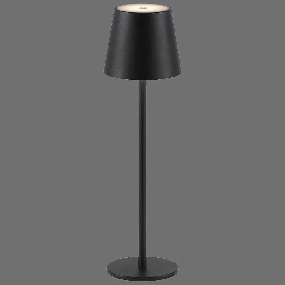 Lampe De Table Leuchten-Direkt Euria Led Noir, 1 Lumiere