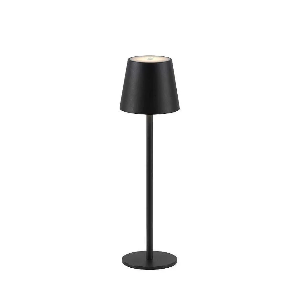 Lampe De Table Leuchten-Direkt Euria Led Noir, 1 Lumiere