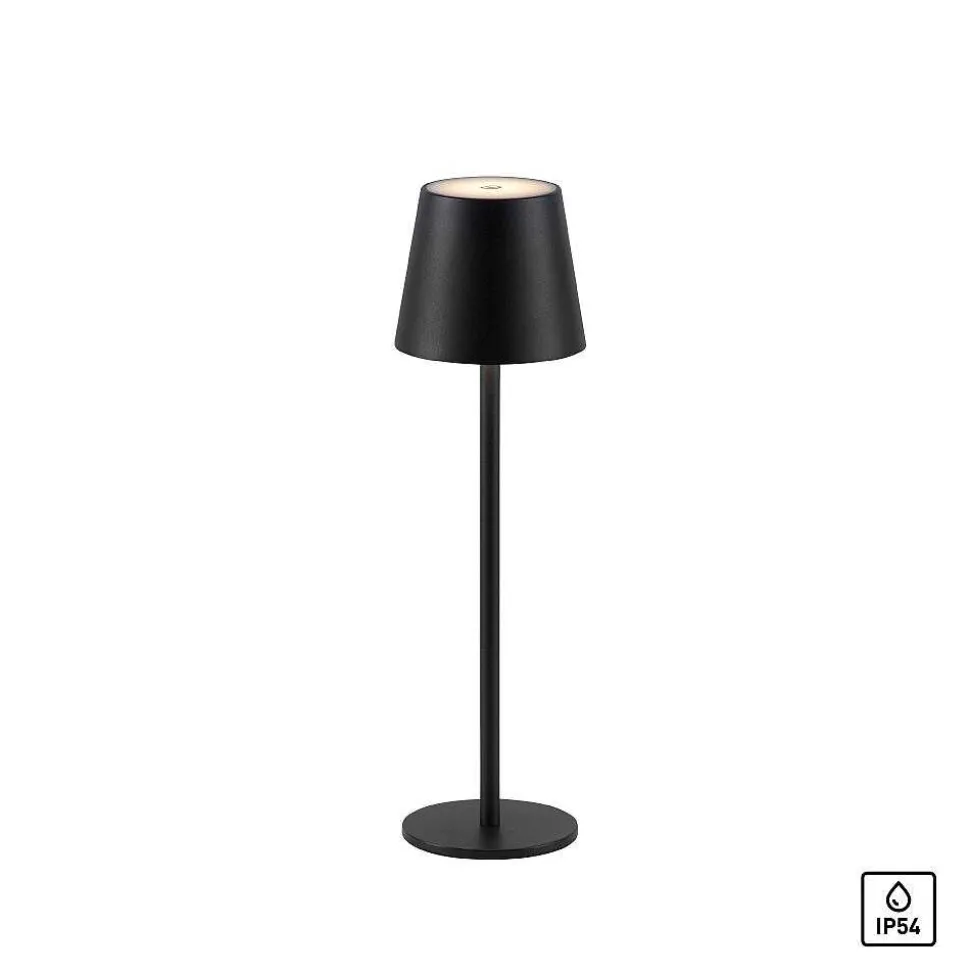 Lampe De Table Leuchten-Direkt Euria Led Noir, 1 Lumiere