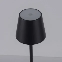 Lampe De Table Leuchten-Direkt Euria Led Noir, 1 Lumiere