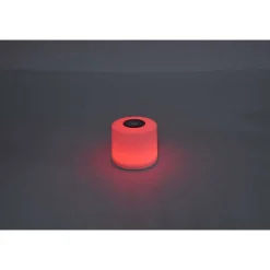 Lampe De Table Lutec Noma Led Blanc, 1 Lumiere, Changeur De Couleurs