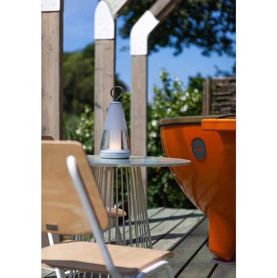 Lampe De Table Lutec Pepper Led Blanc, 1 Lumiere, Changeur De Couleurs