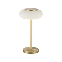 Lampe De Table Paul Neuhaus Q-Etienne Led Laiton, 1 Lumiere, Telecommandes