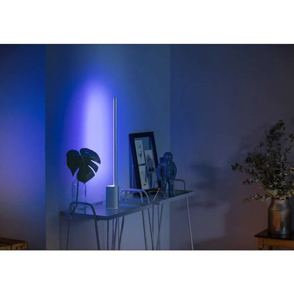 Lampe De Table Philips Hue Gradient Signe Led Blanc, 1 Lumiere, Changeur De Couleurs