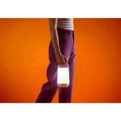 Lampe De Table Philips Wiz Portable Led Blanc, 1 Lumiere, Changeur De Couleurs