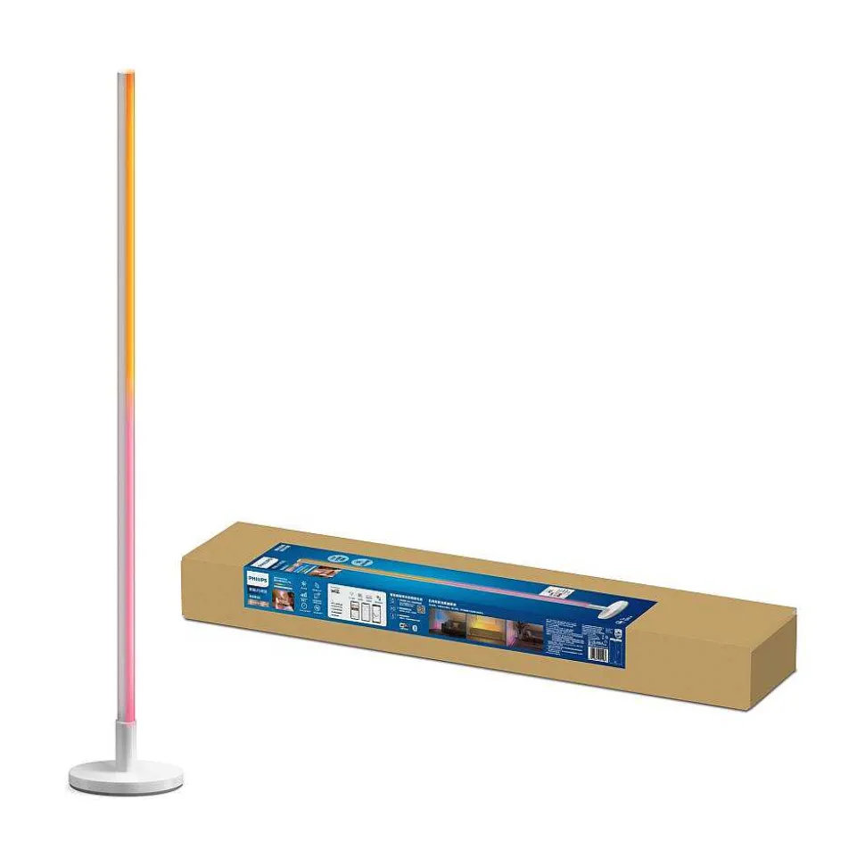 Lampe De Table Philips Wiz Led Blanc, 1 Lumiere, Changeur De Couleurs