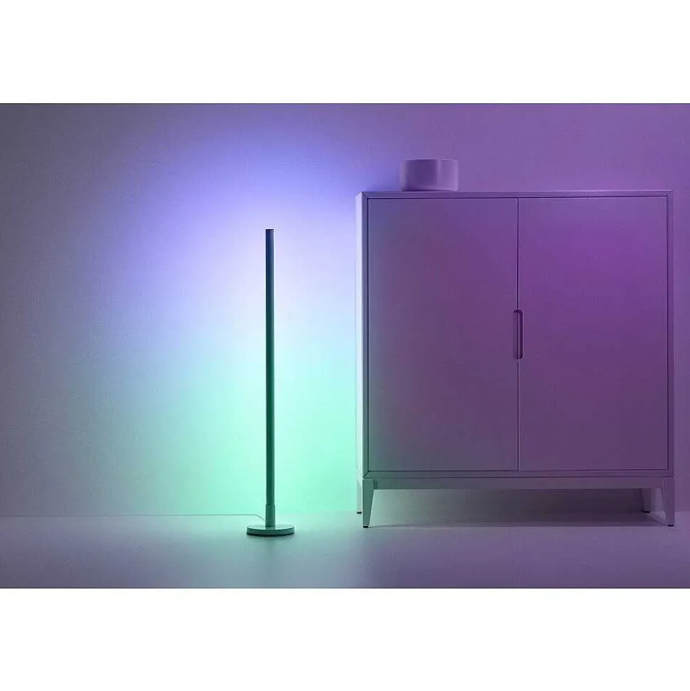 Lampe De Table Philips Wiz Led Blanc, 1 Lumiere, Changeur De Couleurs