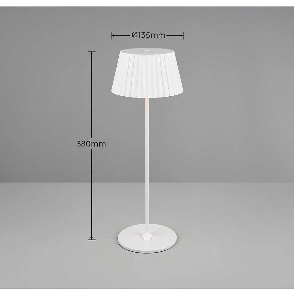 Lampe De Table Reality Suarez Led Blanc, 1 Lumiere