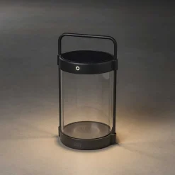 Lampe De Table Solaire Konstsmide Crotone Led Noir, 1 Lumiere