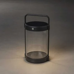 Lampe De Table Solaire Konstsmide Crotone Led Noir, 1 Lumiere