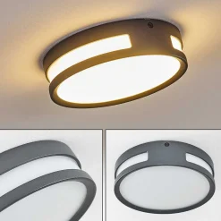 Lampe D'Exterieur Chiavari Led Anthracite, 1 Lumiere