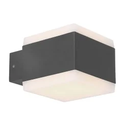 Lampe D'Exterieur Globo Slice Led Anthracite, 1 Lumiere, Changeur De Couleurs