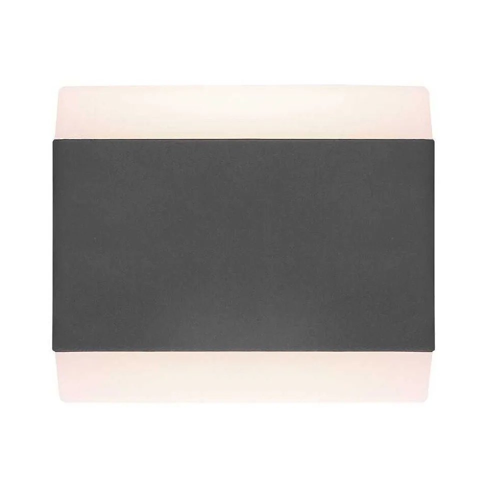 Lampe D'Exterieur Globo Slice Led Anthracite, 1 Lumiere, Changeur De Couleurs