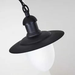 Lampe D'Exterieur Surnu Noir, 1 Lumiere