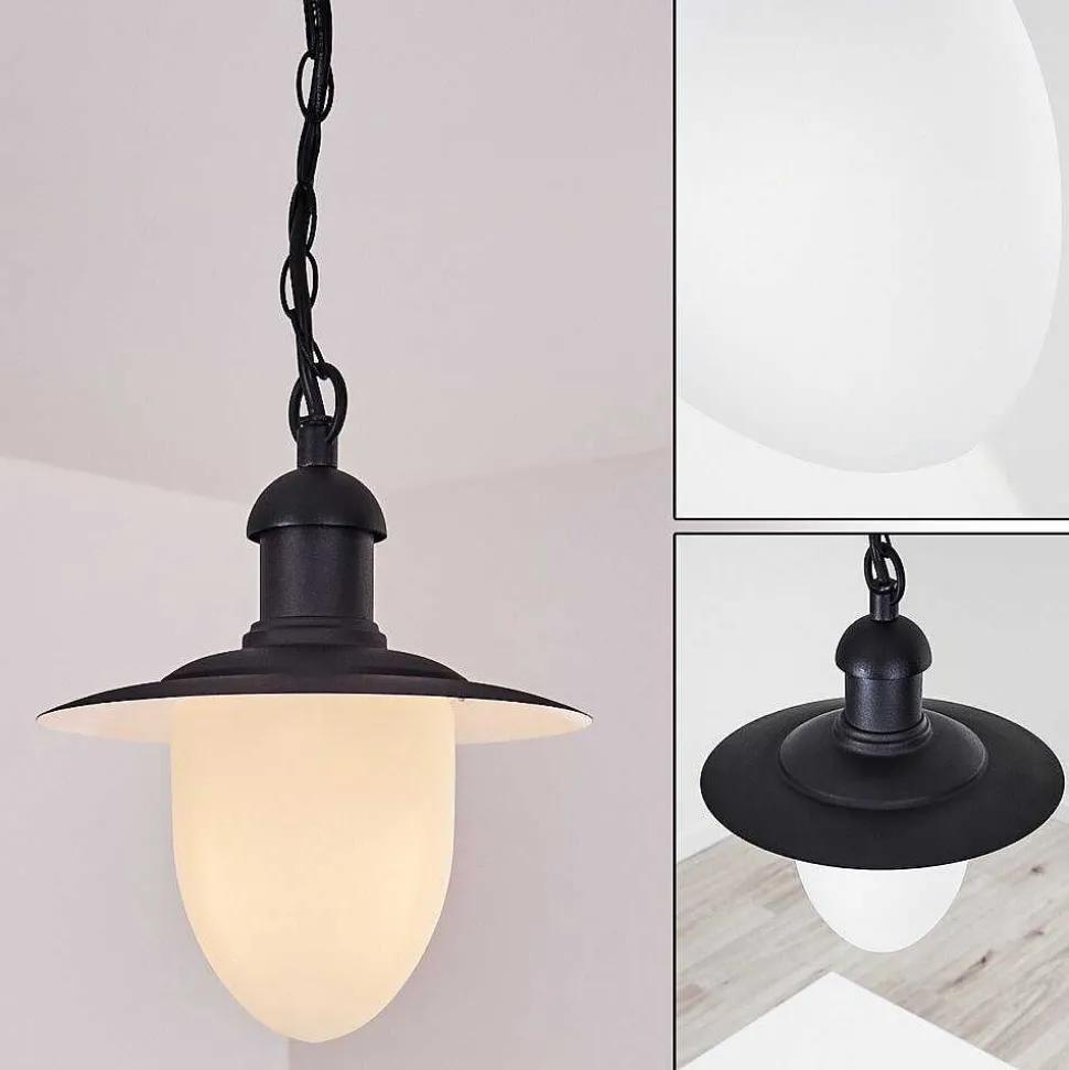 Lampe D'Exterieur Surnu Noir, 1 Lumiere