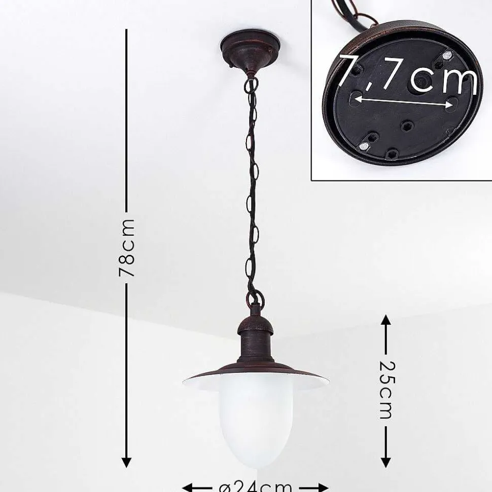 Lampe D'Exterieur Surnu Rouille, 1 Lumiere