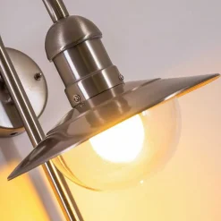 Lampe Murale D'Exterieur Elima Acier Inoxydable, 1 Lumiere, Detecteur De Mouvement