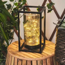 Lampe Solaire Aracaju Led Noir, 30 Lumieres