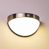 Lampe Solaire Basra Led Chrome, 1 Lumiere, Detecteur De Mouvement
