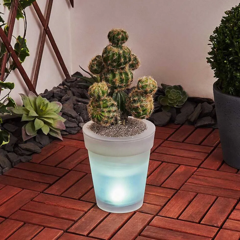 Lampe Solaire Dimouri Led Blanc, 4 Lumieres