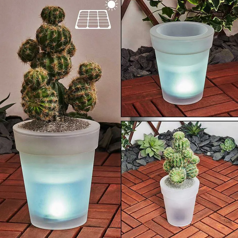 Lampe Solaire Dimouri Led Blanc, 4 Lumieres