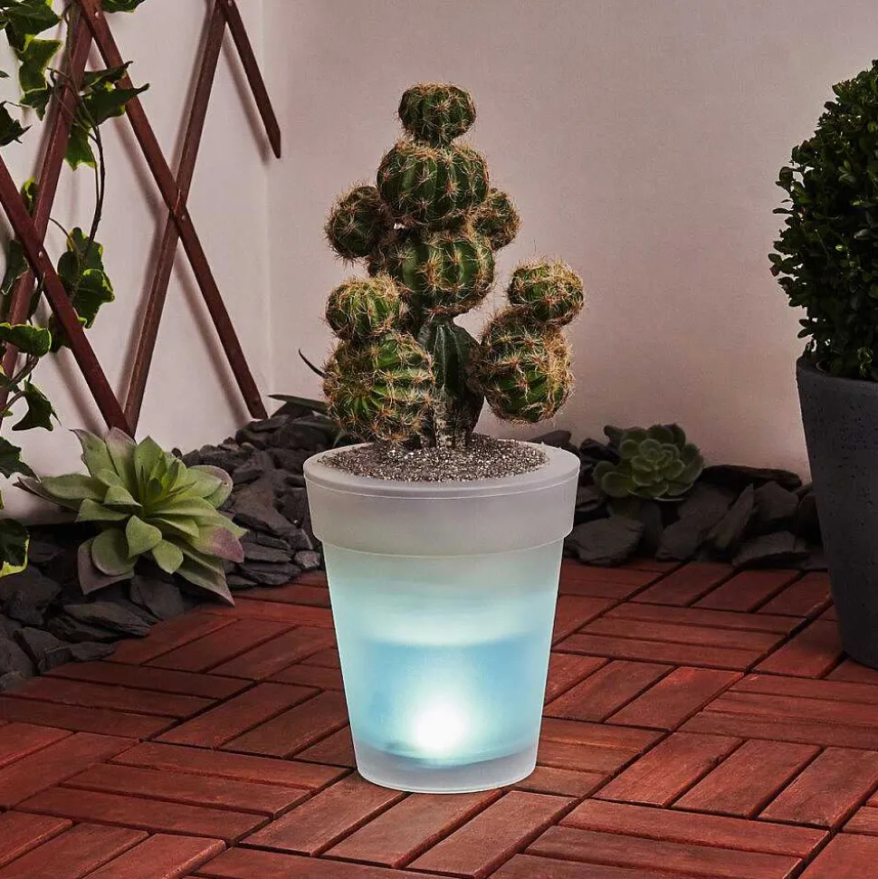 Lampe Solaire Dimouri Led Blanc, 4 Lumieres