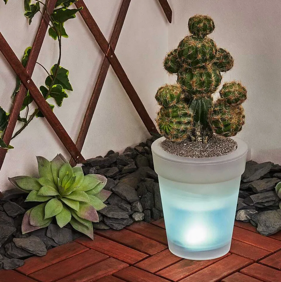 Lampe Solaire Dimouri Led Blanc, 4 Lumieres