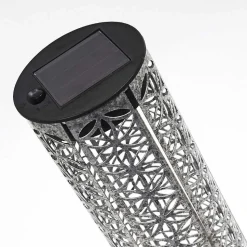 Lampe Solaire Hankinson Led Gris, Noir, Argente, 1 Lumiere