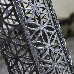 Lampe Solaire Hankinson Led Gris, Noir, Argente, 1 Lumiere