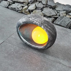 Lampe Solaire Interlaken Led Bleu, Gris, Argente, 1 Lumiere