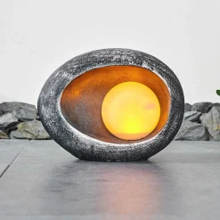 Lampe Solaire Interlaken Led Bleu, Gris, Argente, 1 Lumiere