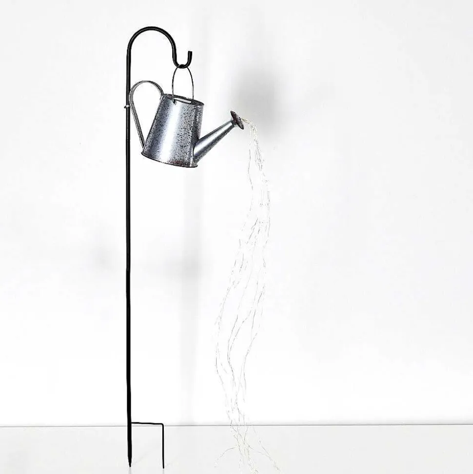 Lampe Solaire Isernia Led Noir, 80 Lumieres