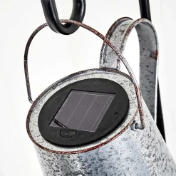 Lampe Solaire Isernia Led Noir, 80 Lumieres