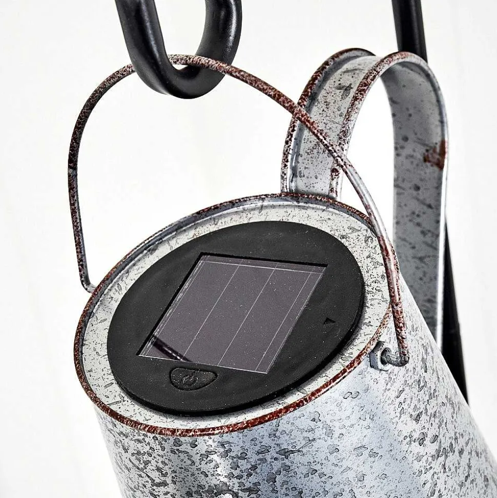 Lampe Solaire Isernia Led Noir, 80 Lumieres